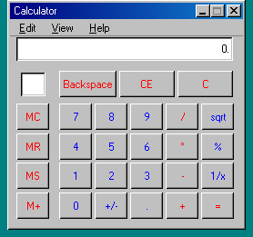 Calculator running in Wine-Assembly