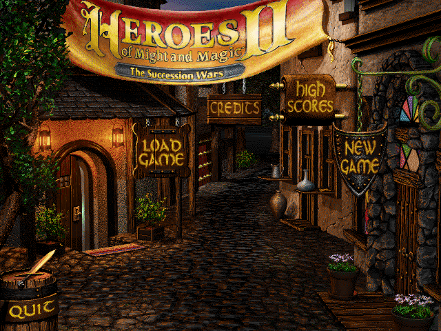 Heroes II Demo running in Wine-Assembly