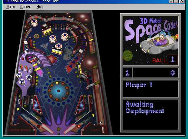 Pinball running in Wine-Assembly