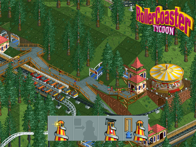 RollerCoaster Tycoon running in Wine-Assembly