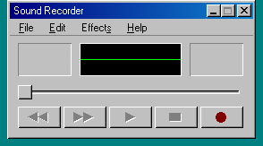 Sound Recorder running in Wine-Assembly